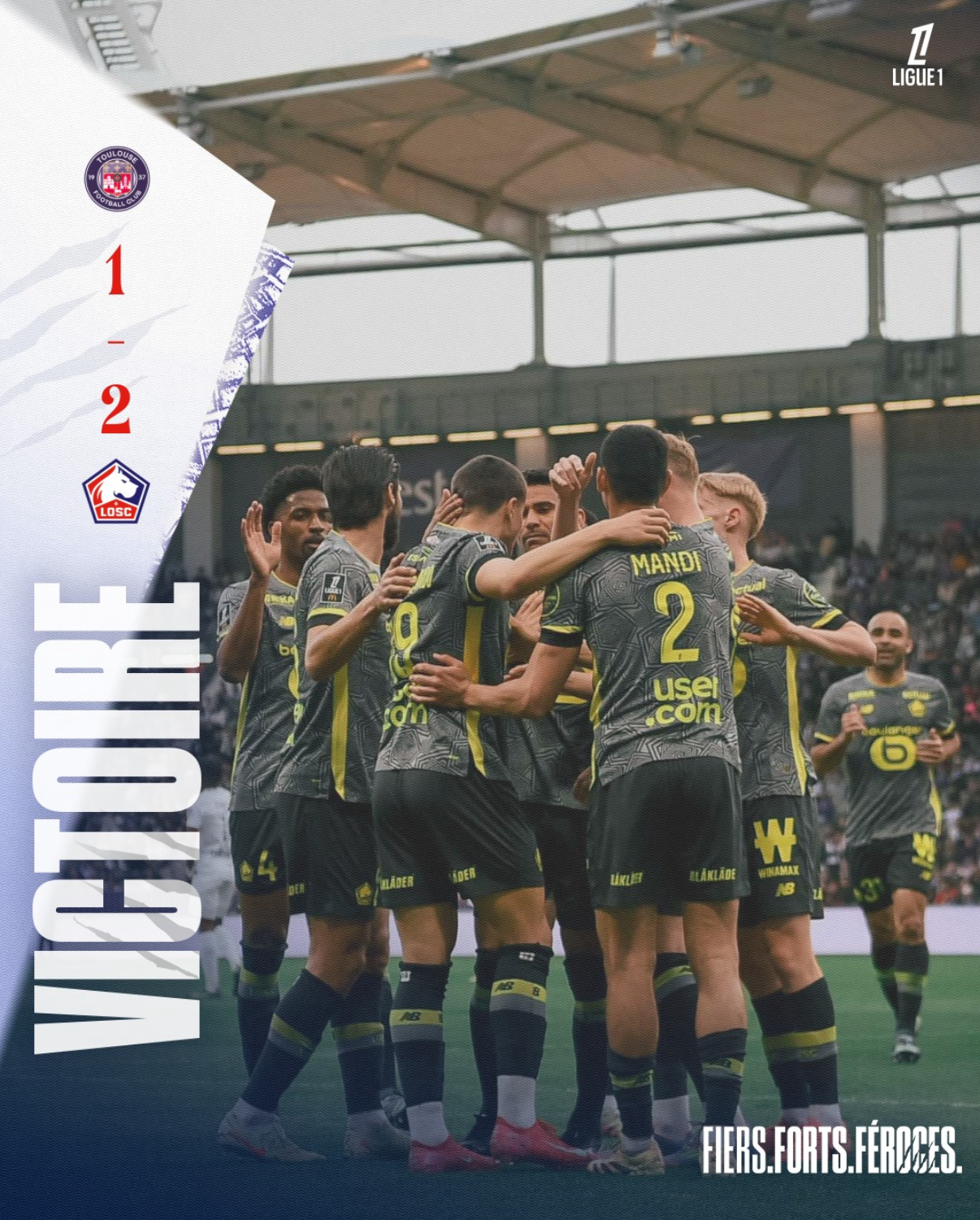 里尔客场告捷，继续领跑法甲联赛